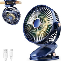 Portable USB Mini Fan- Handheld Cooling Fan Rechargeable Electric LED Fan, Handheld Fan With Phone Stand- Office household Desk Mini Fan HF