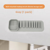 Multi-functional Washing, Brushing and Drying Integrated Makeup Brush, Silicone Beauty Brush Drying Rack, Automatic Adsorption Rack