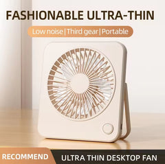 Multifunctional Rechargeable Hand Held Mini Fan - Portable Fan Night Cooler Fresh Air Desk Handy Recharging USB Battery Fan Cute Gift Hand Fan