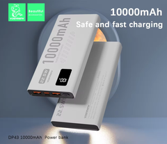 VDENMENV DP43 PD 22.5W QC3.0 10000mAh Power Bank Compact Portable Fast Charging External Battery Charger 10000 mAh Powerbank