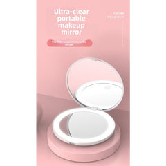 Portable Desktop Folding Mirror Led Light for Grooming