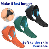 【Trending】 Silicone Silicone Male Chastity?Cage Scrotal Delayed Rings For Men