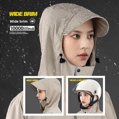 Extended Soft Motorcycle Raincoat