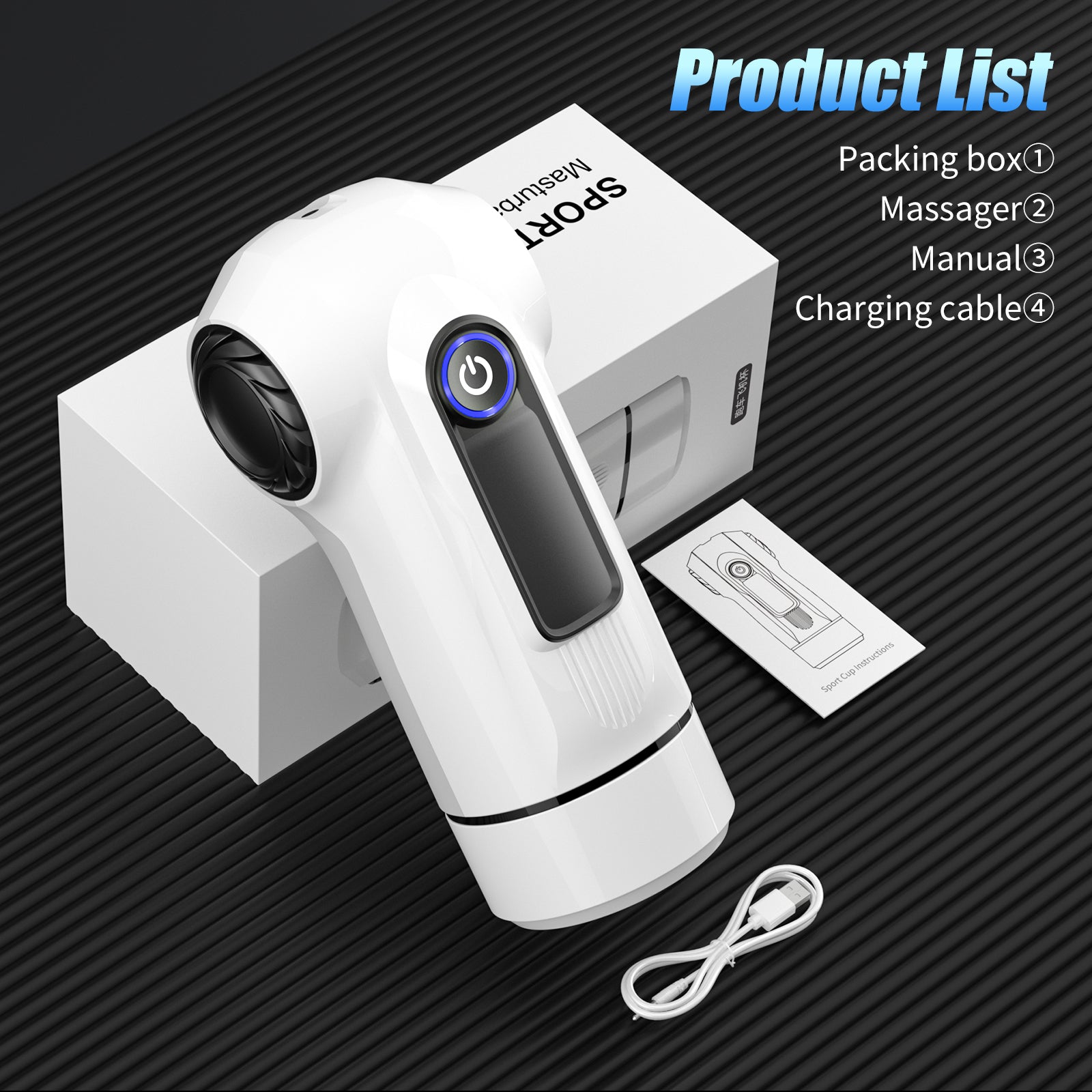 【Smart Technology】Sports Car Style Vibrating Sound APP Remote Control Electric Male Jark Off Toy