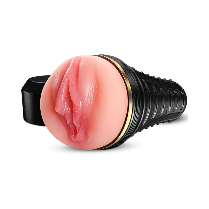 Male Masturbator,Kingdemer Realistic Pocket Pussy Vagina Textured with 7.5in Depth Lifelike Soft and Fleshy Texture,Penis Training Masturbators Sex Machine Toy for Men