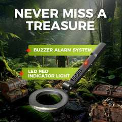 😍Path to wealth😍 High Sensitive Detection LED Flashing Alarm Metal Detector