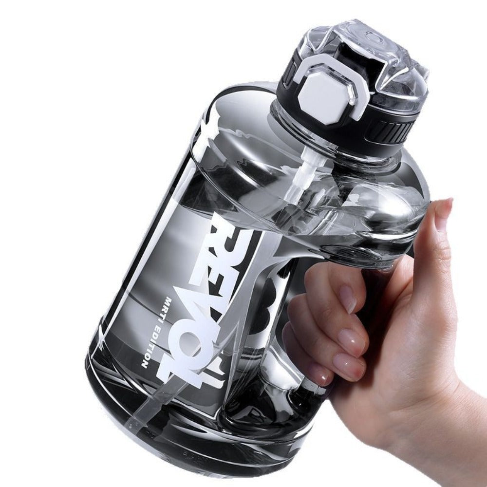 Summer Large Capacity Fitness Running Sports Kettle Food Grade High Temperature Resistant Plastic Straw Cup