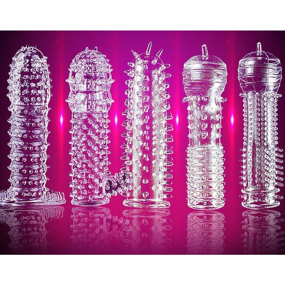 【Elasticity Condoms】Transparent Safety Protection Condoms 1 Pcs