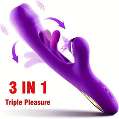Daphne's Sucking, Licking, Vibrating 3-in-1 Dildo