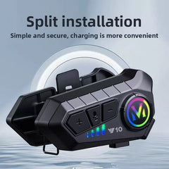 Y10 Helmet Wireless Bluetooth Smart Voice Helmet Long Battery Life Earphones