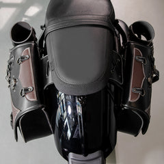 Retro Motorcycle Modification Side Leather Box