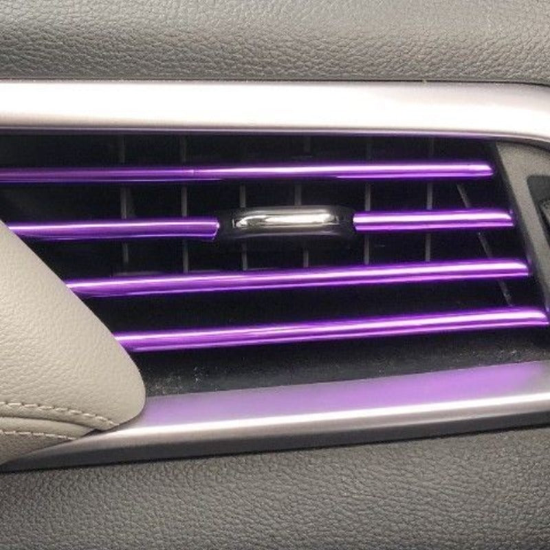 Car Air Vent Decoration Modification Supplies Self-adhesive Electroplated Clips
