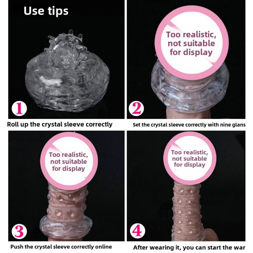 【Elasticity Condoms】Transparent Safety Protection Condoms 1 Pcs