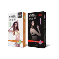 【Cost-effective King】 Trendy Fruity Ultra-thin Large-volume Lubricated Condoms 10 Pcs