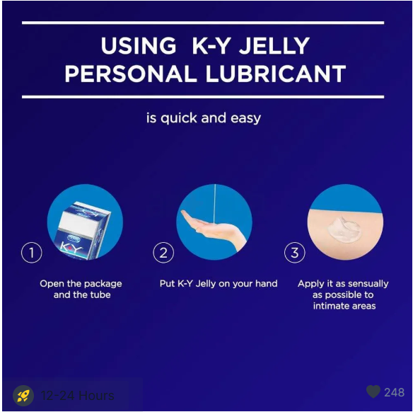 Durex KY Personal Lubricant Gel 50g – Water-Based Intimate Lubricant for Smooth & Comfortable Experience